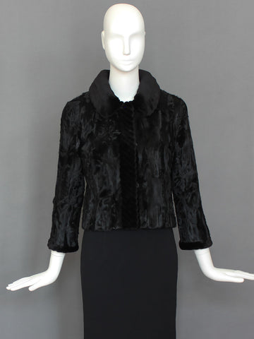 Mink Trim Jacket